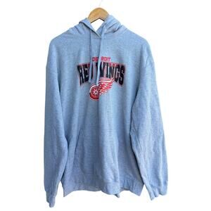 New Detroit Red Wings Port & Company Unisex Heather Gray Pullover Hoodie Size XL
